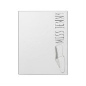 Aangepaste Acro Tumbling Dance Gym Coach Teacher Notitieblok (Linkerzijde)