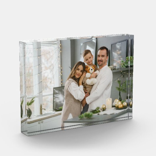 Aangepaste acryl fotoblok gepersonaliseerde fotoca (Links)