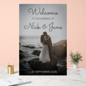 Aangepaste Acryl Huwelijk Welkom Teken voor Paar Bord (Huwelijk)