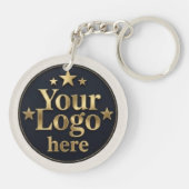 Aangepaste Acryl QR Code Gepersonaliseerde Ronde L Sleutelhanger (Achterkant)