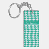 Aangepaste Acryl Sleutelhanger, Emerald Dogtooth C Sleutelhanger (Voorkant Links)