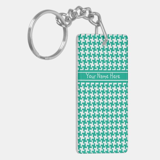Aangepaste Acryl Sleutelhanger, Emerald Dogtooth C Sleutelhanger (Voorkant Links)