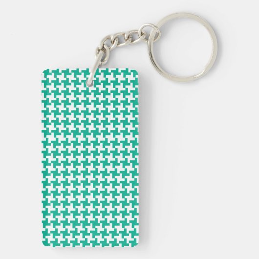 Aangepaste Acryl Sleutelhanger, Emerald Dogtooth C Sleutelhanger (achterkant)