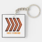 Aangepaste Acryl Sleutelhanger | Gepersonaliseerde (Achterkant)