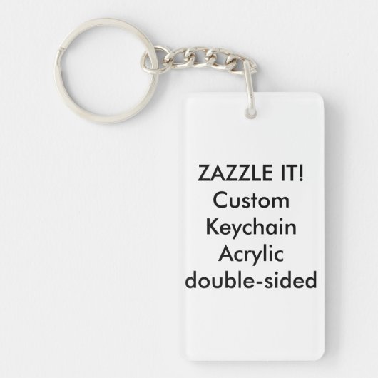Aangepaste acryl Sleutelhanger Key Ring Blank Sjab (Voorkant)