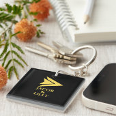 Aangepaste acryl Sleutelhangers - gepersonaliseerd (Voorkant Rechts)