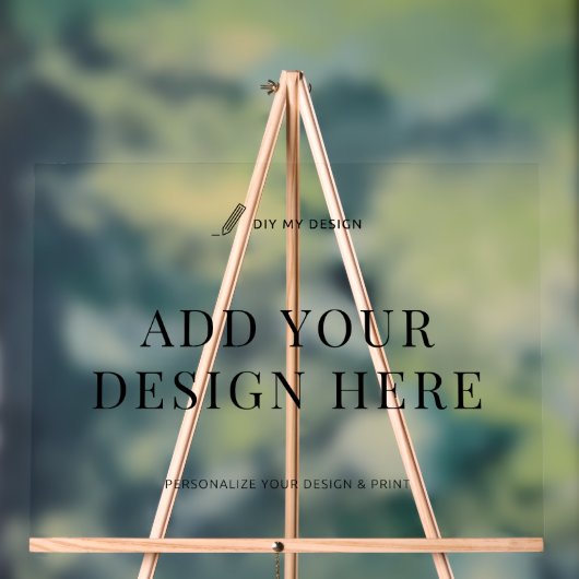 Aangepaste Acryl Teken Afdrukken 18x24" Horizontaa Acryl Bord (Neutraal)