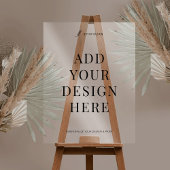 Aangepaste Acryl Teken Printing 18x24" Doorschijne Acryl Bord