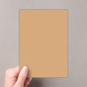 Aangepaste Acryl Uitnodiging - Elegant Warm Zand (Insitu (Draagbaar))