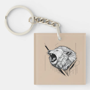 Aangepaste acrylSleutelhanger Stijlvolle Duurzam Sleutelhanger