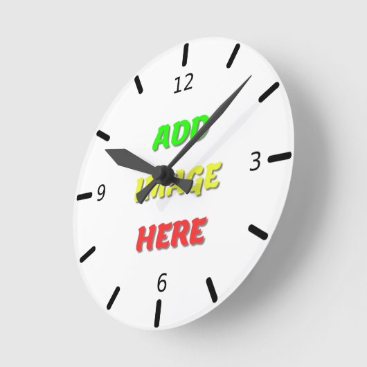 Aangepaste acrylwandklok ronde klok (Hoek)