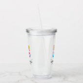 Aangepaste actie voor bedrijven met Logo Acryl Drinkbeker (Links)