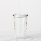 Aangepaste actie voor bedrijven met Logo Acryl Drinkbeker (Links)