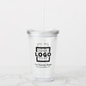 Aangepaste actie voor bedrijven met Logo Acryl Drinkbeker (Voorkant)