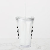 Aangepaste actie voor bedrijven met Logo Acryl Drinkbeker (Rechts)