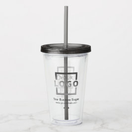 Aangepaste actie voor bedrijven met Logo Acryl Drinkbeker