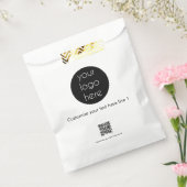 Aangepaste actie voor bedrijven met Logo Bedankzakje (Gezegeld)