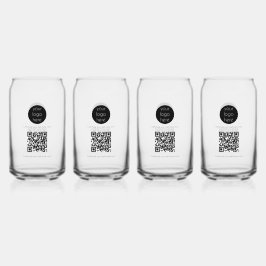 Aangepaste actie voor bedrijven met Logo Blikvorm Glas