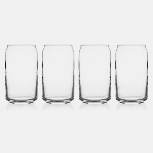 Aangepaste actie voor bedrijven met Logo Blikvorm Glas (Links)