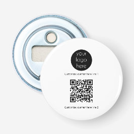 Aangepaste actie voor bedrijven met Logo Button Flesopener