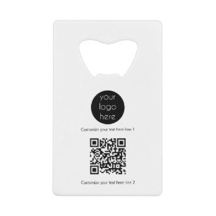 Aangepaste actie voor bedrijven met Logo Creditkaart Flessenopener