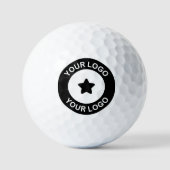 Aangepaste actie voor bedrijven met Logo Golfballen (Voorkant)