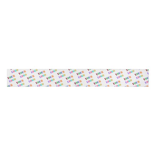Aangepaste actie voor Logo fotokleurenlint Grosgrain Lint (Voorkant)