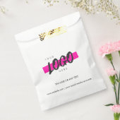 Aangepaste actie voor Logo van bedrijfspatroon Bedankzakje (Gezegeld)