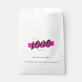 Aangepaste actie voor Logo van bedrijfspatroon Bedankzakje