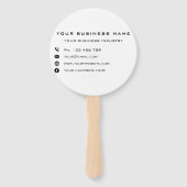 Aangepaste actie voor zakelijke handbediening - Fa Handwaaier (Voorkant)