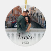 Aangepaste actieffoto keramisch ornament (Voorkant)