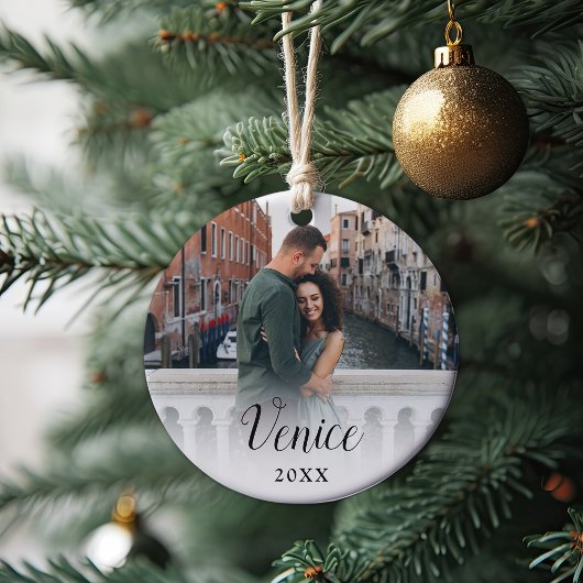 Aangepaste actieffoto keramisch ornament