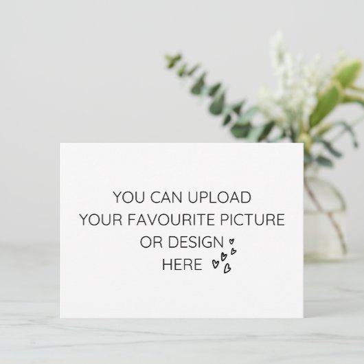 Aangepaste actiekaarten informatiekaartje (Staand voorkant)