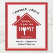 Aangepaste adapter voor client nieuw startpunt wijn etiket (Enkel label)