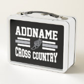 Aangepaste ADD NAAM Cross Country Runner Running T (Achterkant)