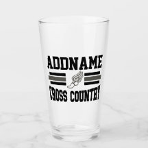 Aangepaste ADD NAAM Cross Country Runner Running T