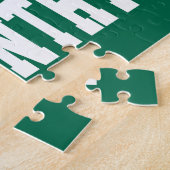 Aangepaste ADD NAAM Cross Country Runner Running T Legpuzzel (Zijkant)