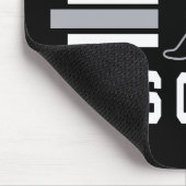 Aangepaste ADD NAAM Cross Country Runner Running T Muismat (Hoek)