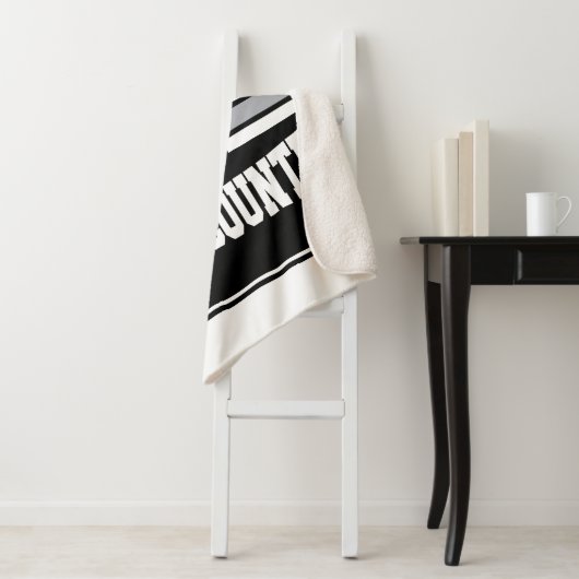 Aangepaste ADD NAAM Cross Country Runner Running T Sherpa Deken (In situ)