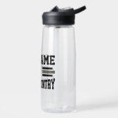 Aangepaste ADD NAAM Cross Country Runner Running T Waterfles (Links)