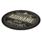 Aangepaste ADD NAAM Familie Kamp Trip Camping Reun Snijplank (Hoek)