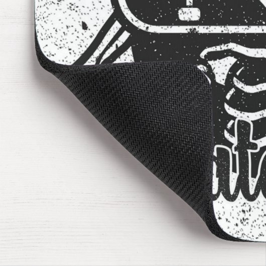 Aangepaste ADD NAAM Skull Skateboard Schaats Winke Muismat (Hoek)