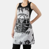 Aangepaste ADD NAAM Skull Skateboard Schaats Winke Schort (Insitu)