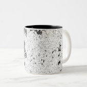 Aangepaste ADD NAAM Skull Skateboard Schaats Winke Tweekleurige Koffiemok (Voorkant rechts)