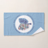 Aangepaste ademhalingstherapie Floral Lungs Gift Handdoek (Handdoek)