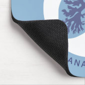 Aangepaste ademhalingstherapie Floral Lungs Gift Muismat (Hoek)