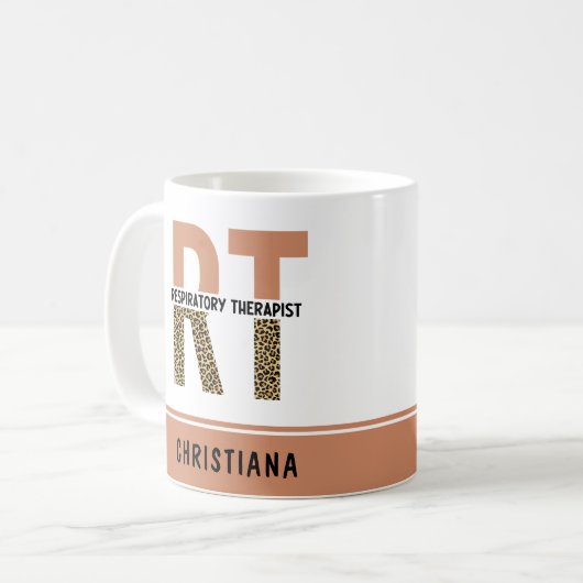 Aangepaste ademhalingstherapie RT Cadeau Koffiemok (Voorkant links)