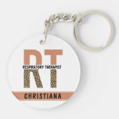 Aangepaste ademhalingstherapie RT Cadeau Sleutelhanger (Achterkant)
