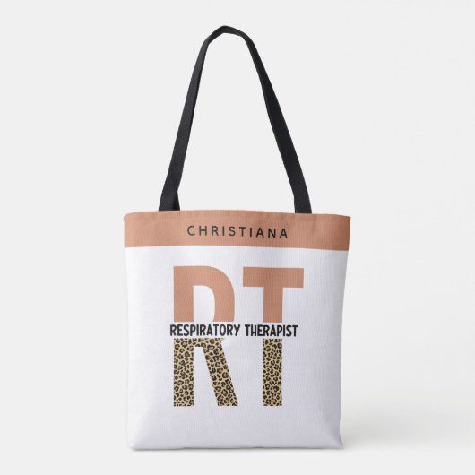 Aangepaste ademhalingstherapie RT Cadeau Tote Bag (Achterkant)