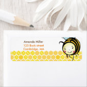 Aangepaste Adresetiketten bijen Etiket (Insitu)